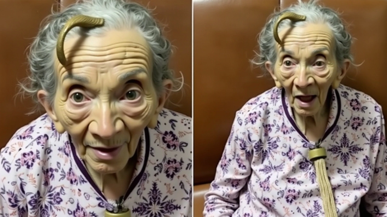 Mulher de 107 anos na China Chama Atenção com Crescimento Raro e Inusitado na Testa