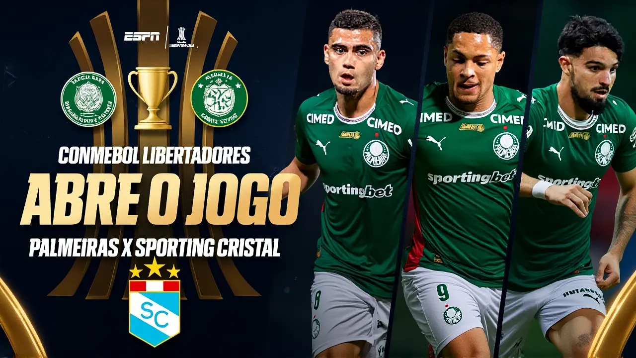 Palmeiras x Sporting Cristal: tudo sobre os jogos na Libertadores 2026